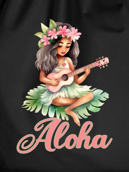 Urlaub Polynesier Strand Ukulele