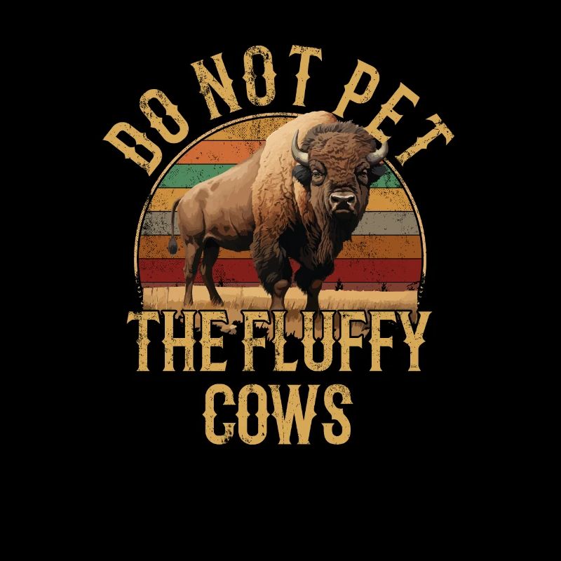 do not pet the fluffy cows