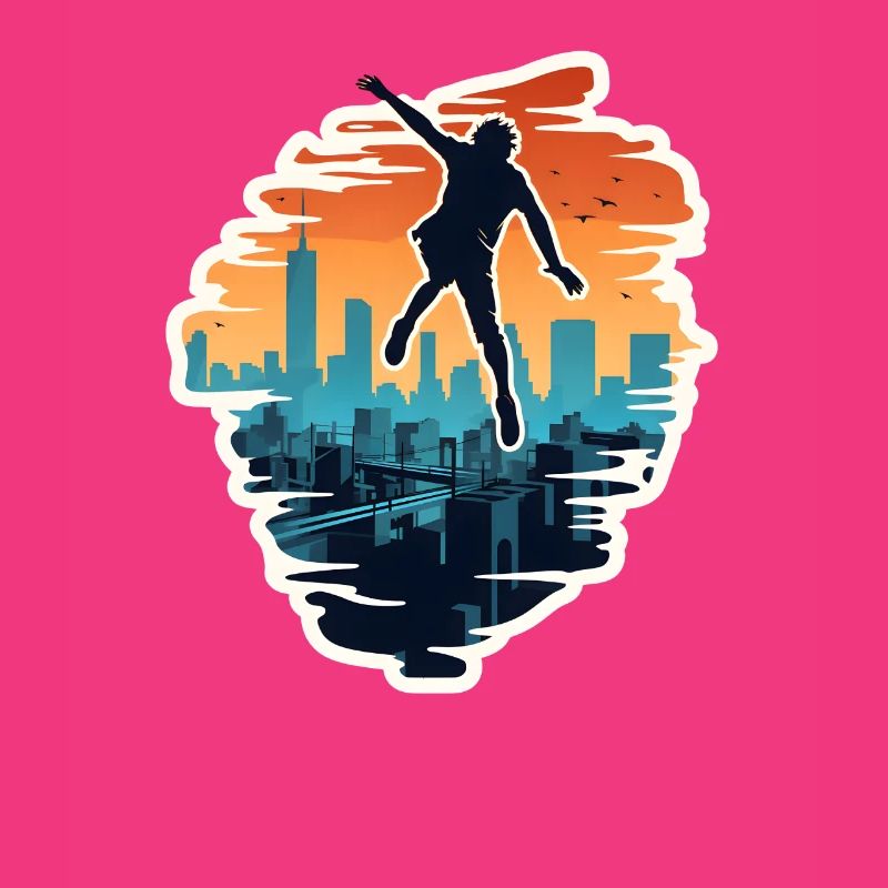 Course libre de parkour