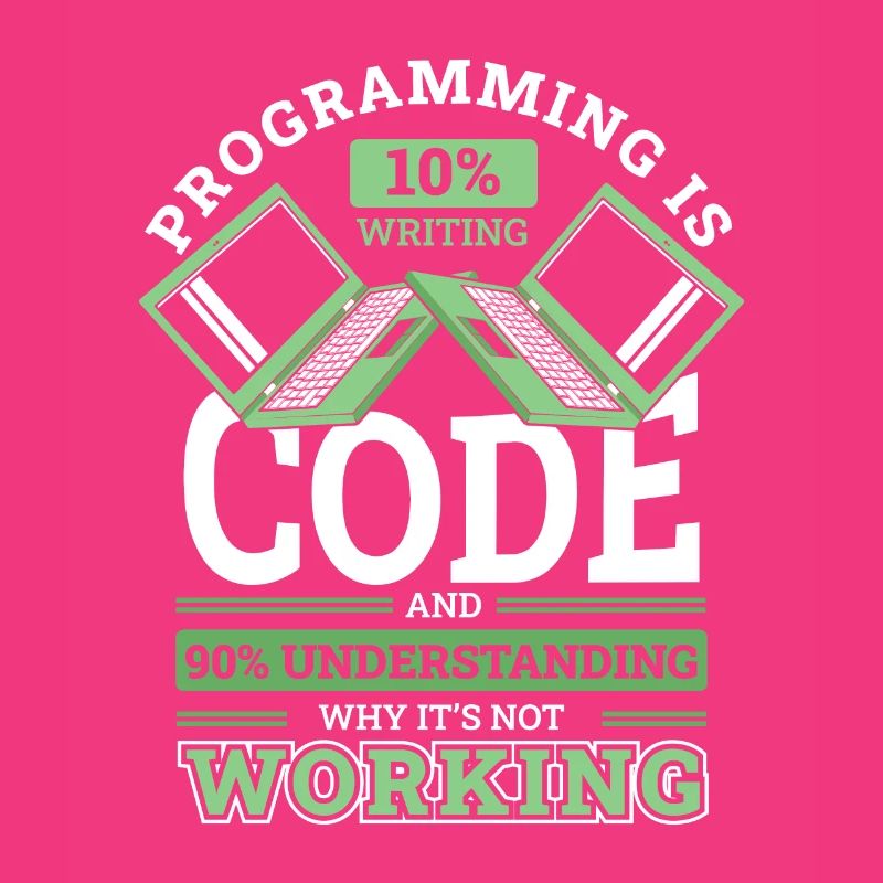 Programming 10% Writing 90% Not Working Coder