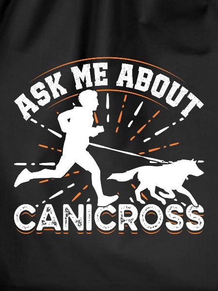 Dog running Canicross Design