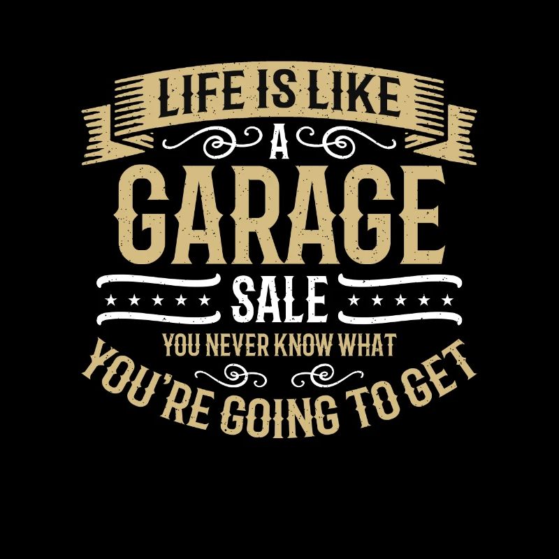 La vie de vente de garage est comme une vente de garage