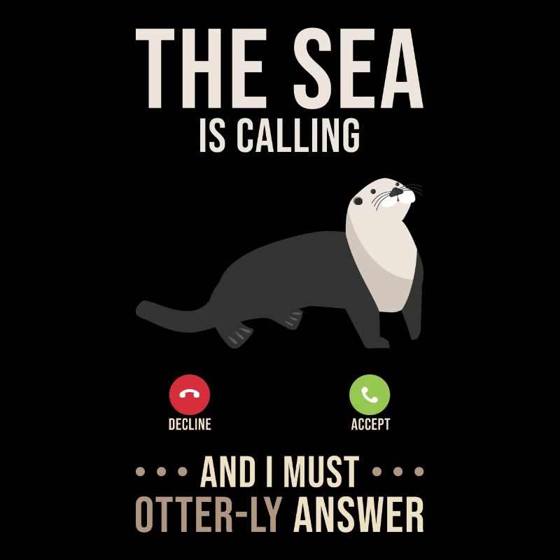 Seeotter Spruch Lustig Otter Geschenk