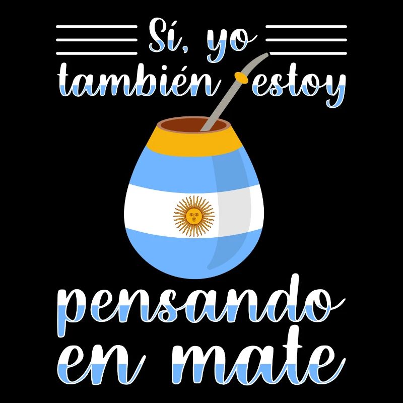 Argentinien-Flagge Argentinischer Yerba Mate Tee