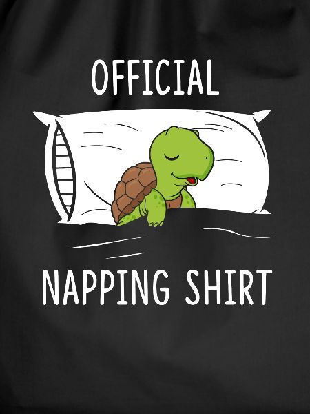Official Napping Shirt Turtle