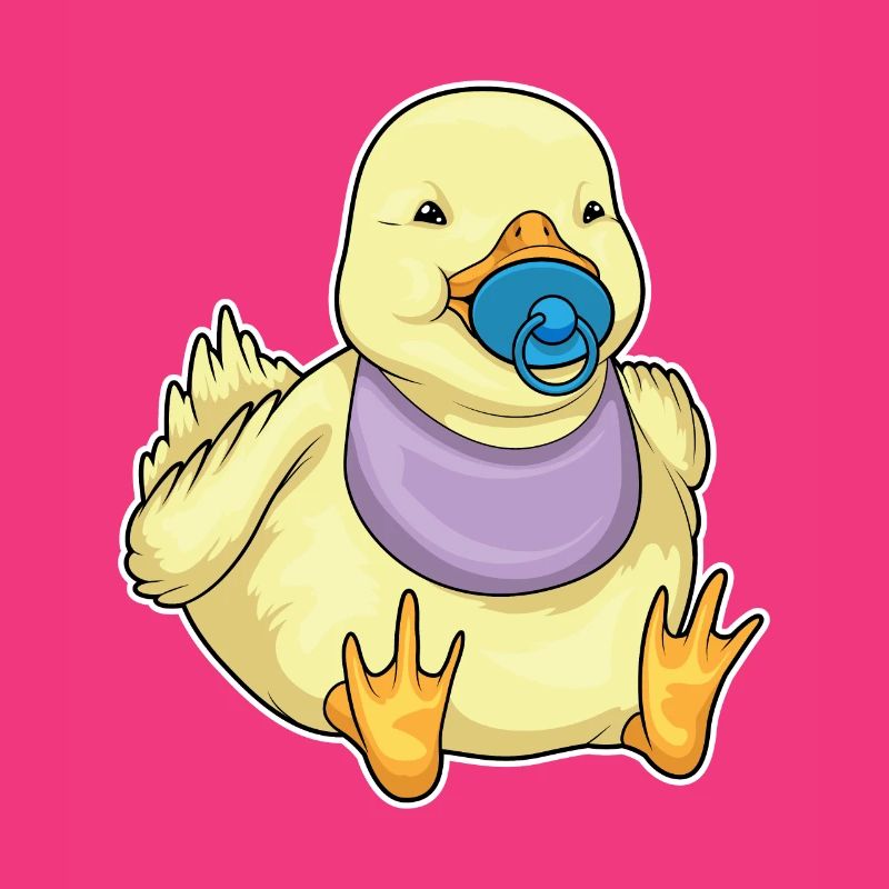 Dossard sucette de canard