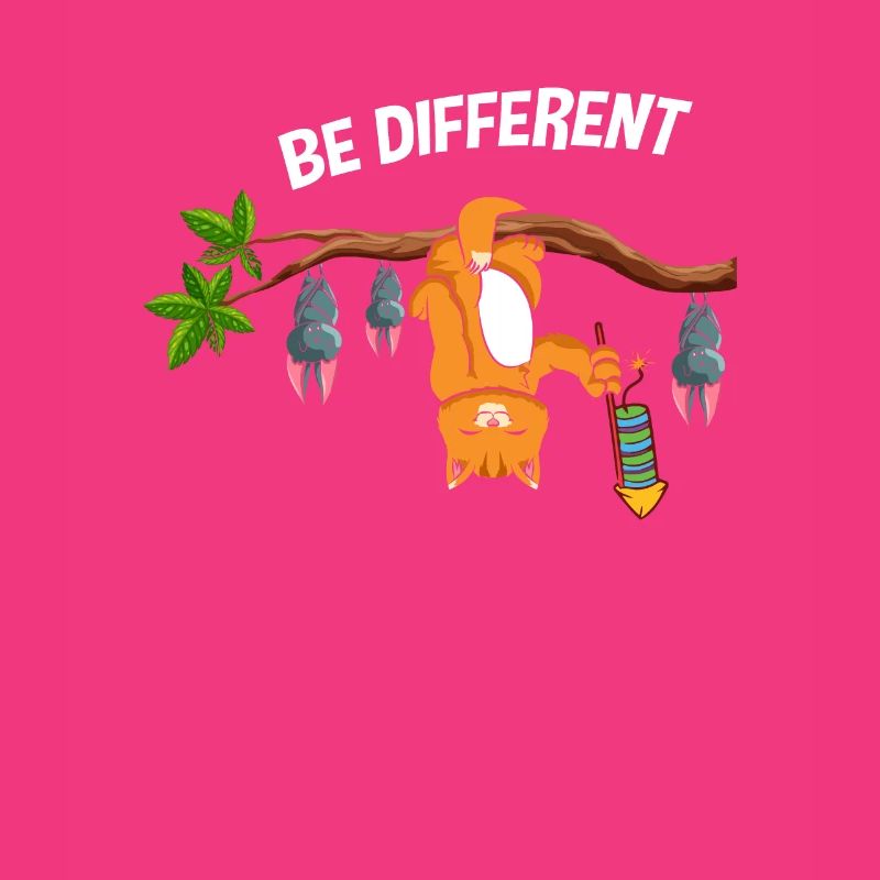 Be Different Cat with Bats