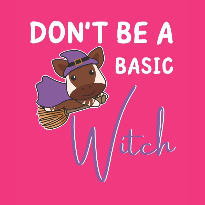 Okapi Halloween Hexen don't be a basic witch