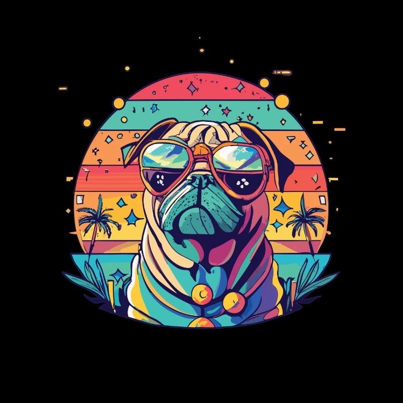 Mops Mops Hund Mops Geschenke Mops Sonnenbrille