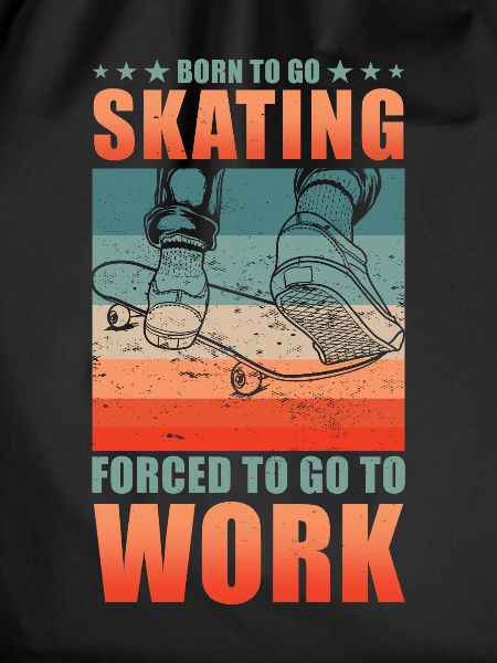 Skateboarder Skater School Saying