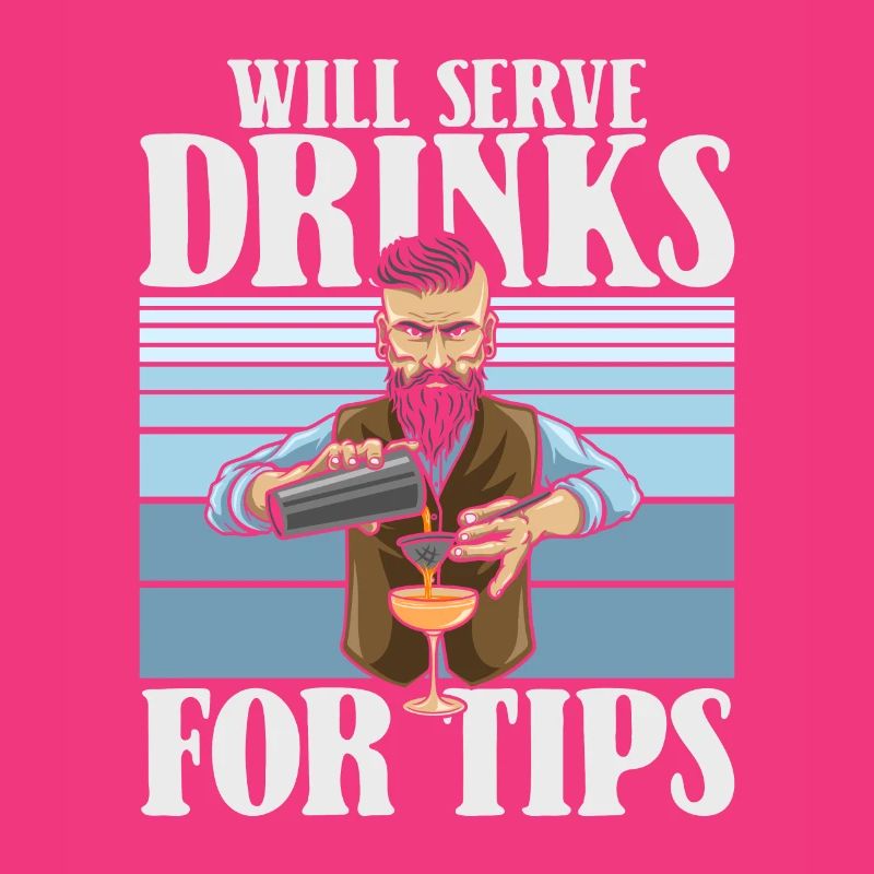 Will Serve Drinks For Tips Mixologist Barmann