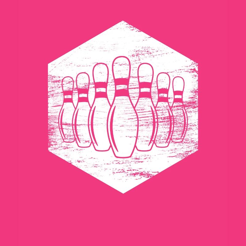 Dessin d’épingles de bowling