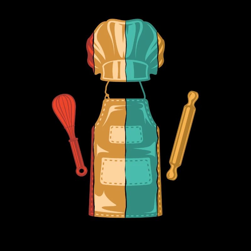 Retro hobby baker bakery confectioner master baker