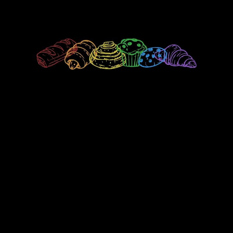 Baker LGBT Rainbow Hobby Baker Bakery Pastry Chef