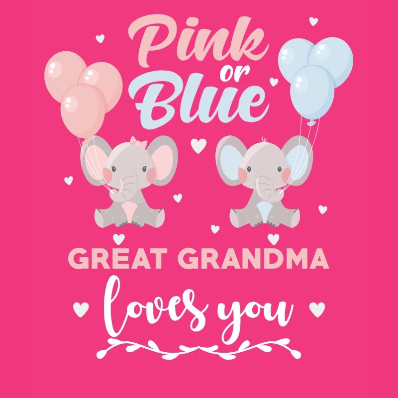 Rosa Oder Blauer Urgroßmutter Elefant