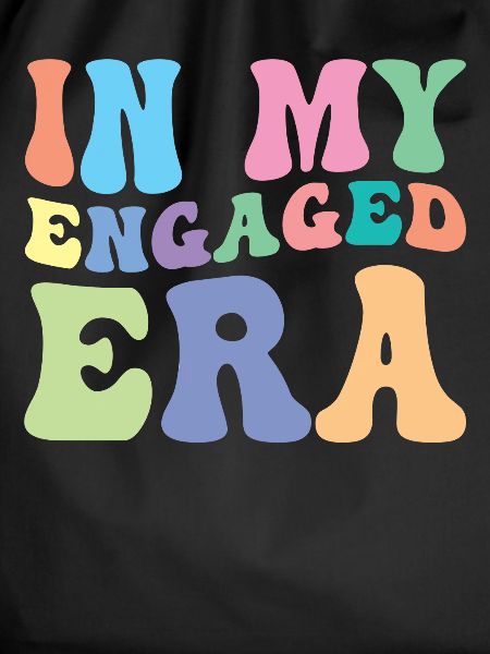 Engagement Retro Groovy Fiancée