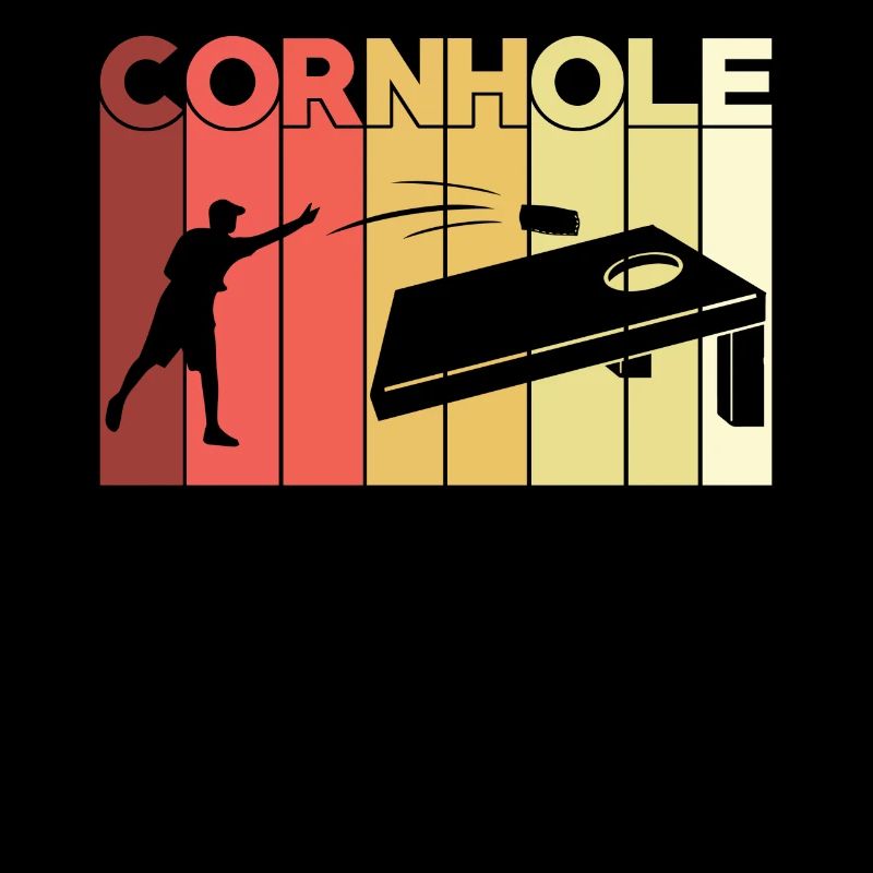 Cornhole Game Retro