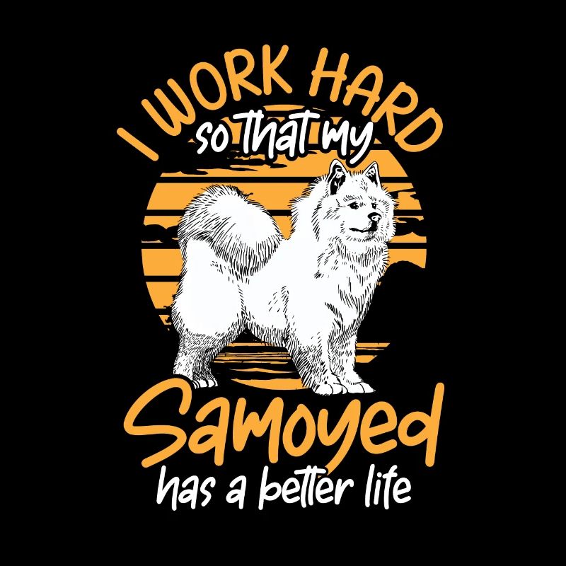 Travailler pour mon Samoyède Samoyède Samoyède Spitz