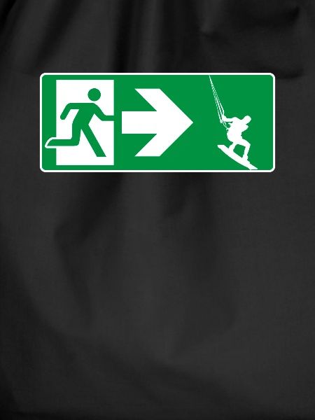 Emergency Exit Kitesurfing Kitesurfer