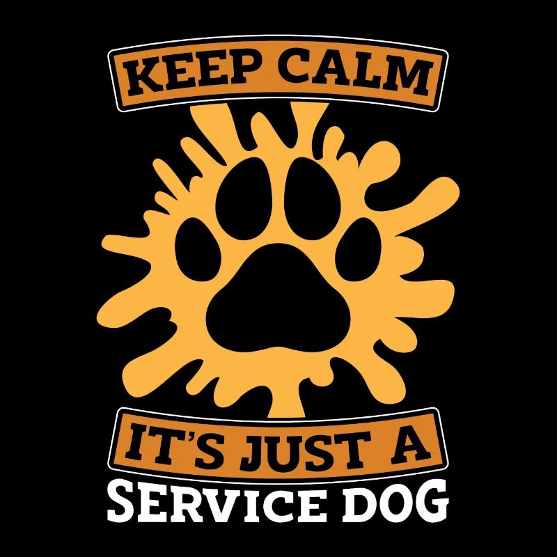 Service Dog Trainer Keep Calm It's Just Trainer