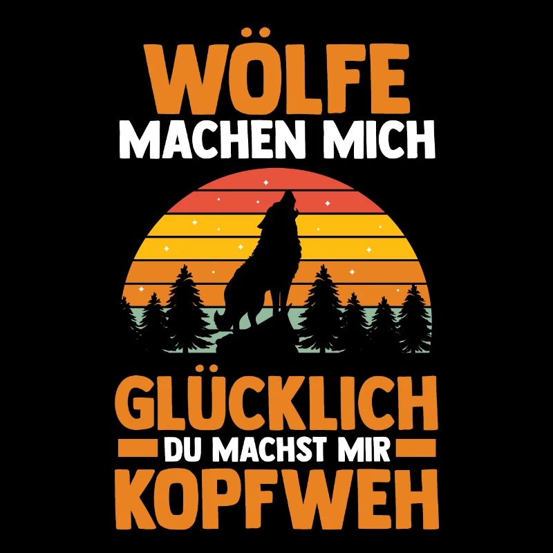 Tier Waldtier Wolf