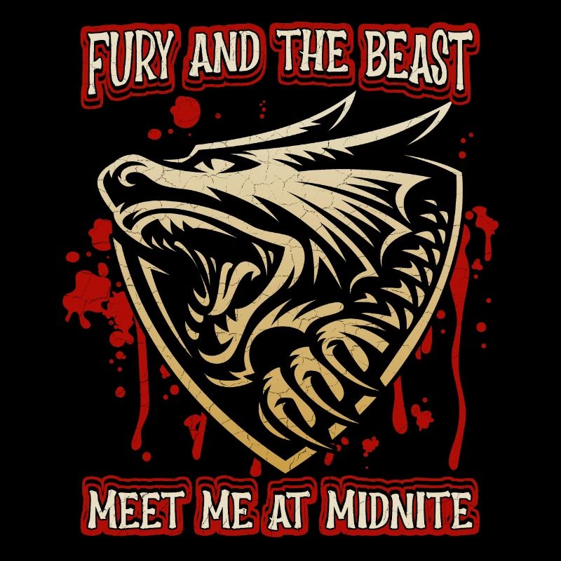 Werwolf und Blutspritzer, Spruch, Zombie-Monster