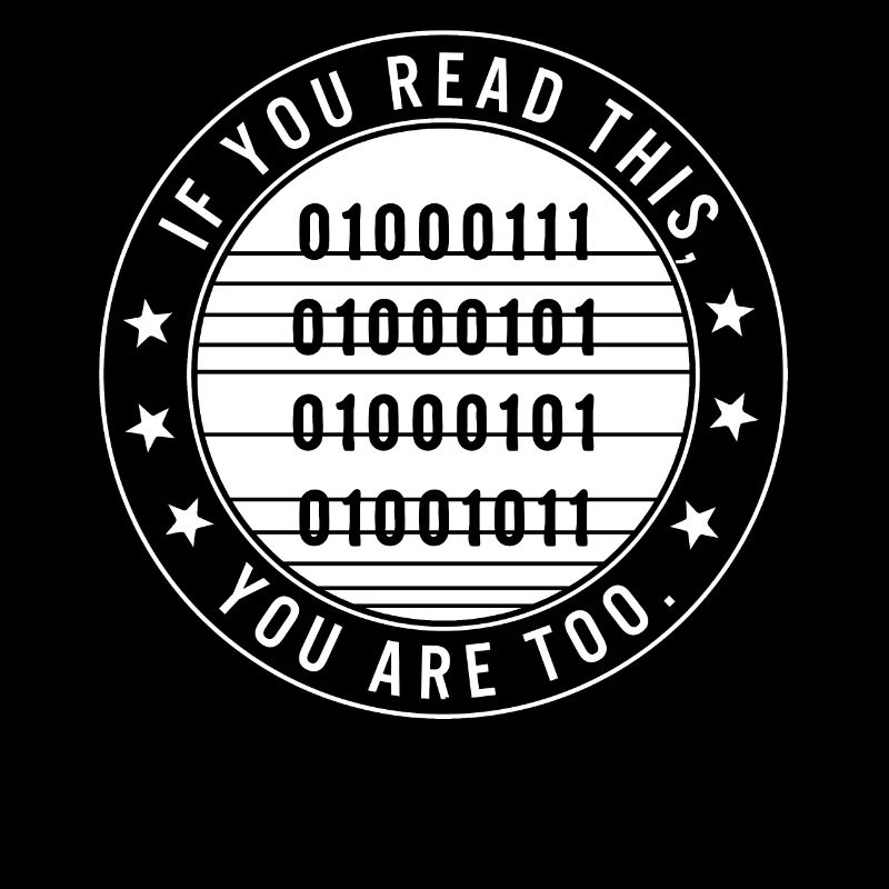 Chemise de programmeur, si vous pouvez lire ceci, vous êtes