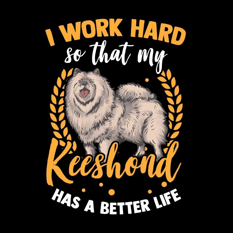 Je travaille pour mon Wolfsspitz German Spitz