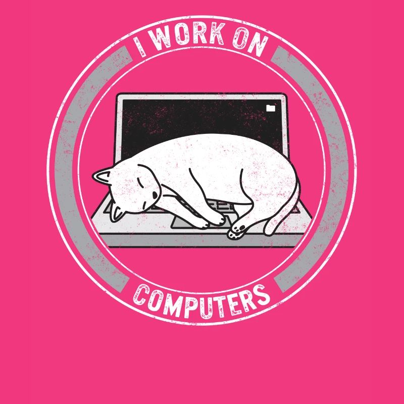 Programmierer-Shirt, Ich arbeite an Computern T-Shirt, Codierung