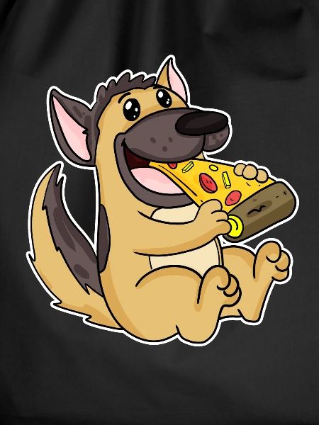 German Shepherd Dog Pizza