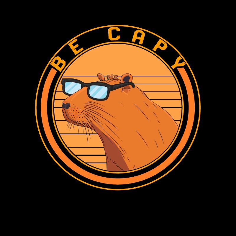 Capybara-Hemd, Be Capy niedliches Capybara-Design
