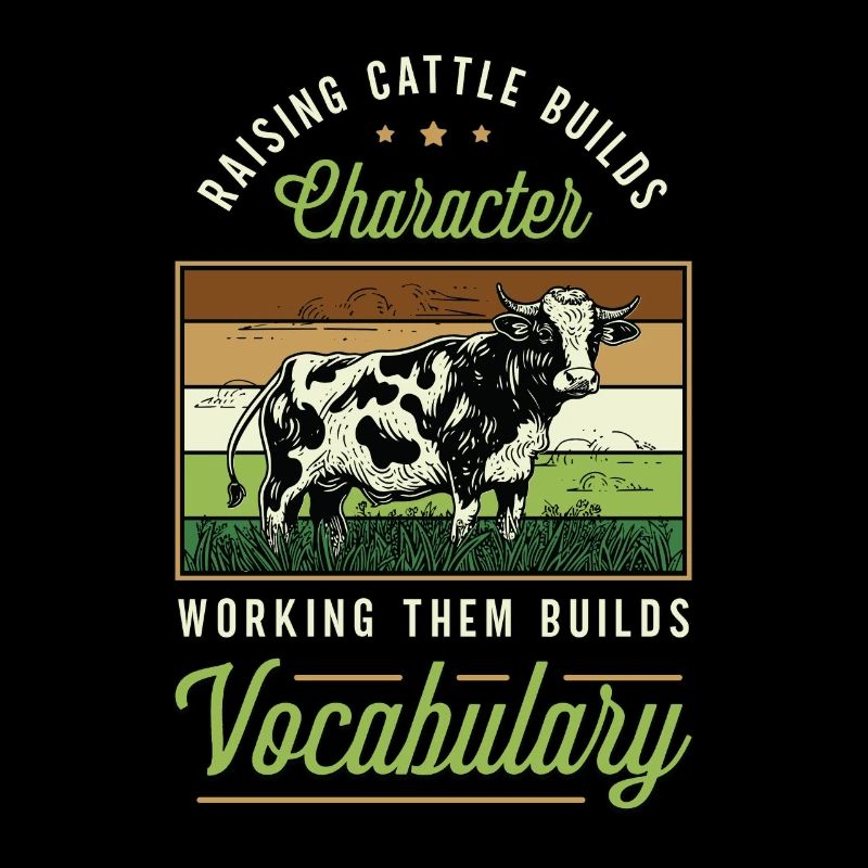 Cattle Farming Raising Cattle Builds Dairy Farmer