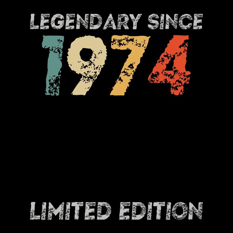 50. Geburtstag Legendary Since 1974 vintage