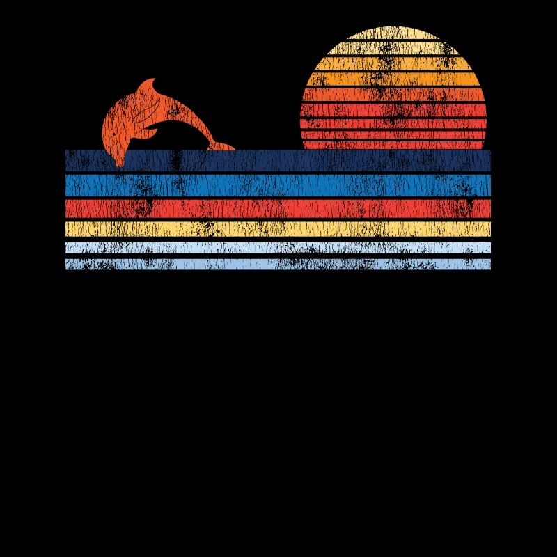Dolphin Retro Vintage