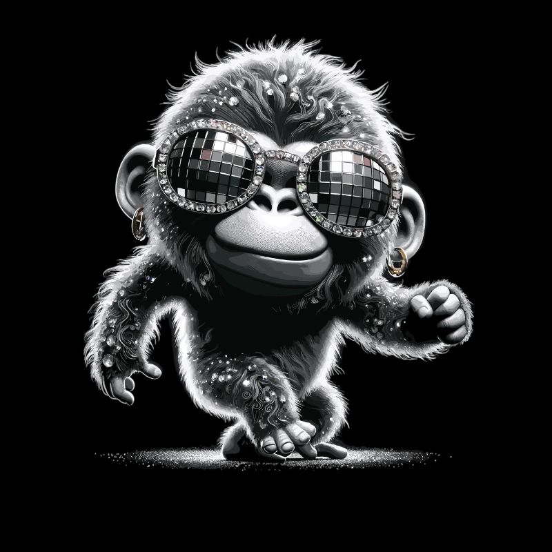 Gorilla with sunglasses