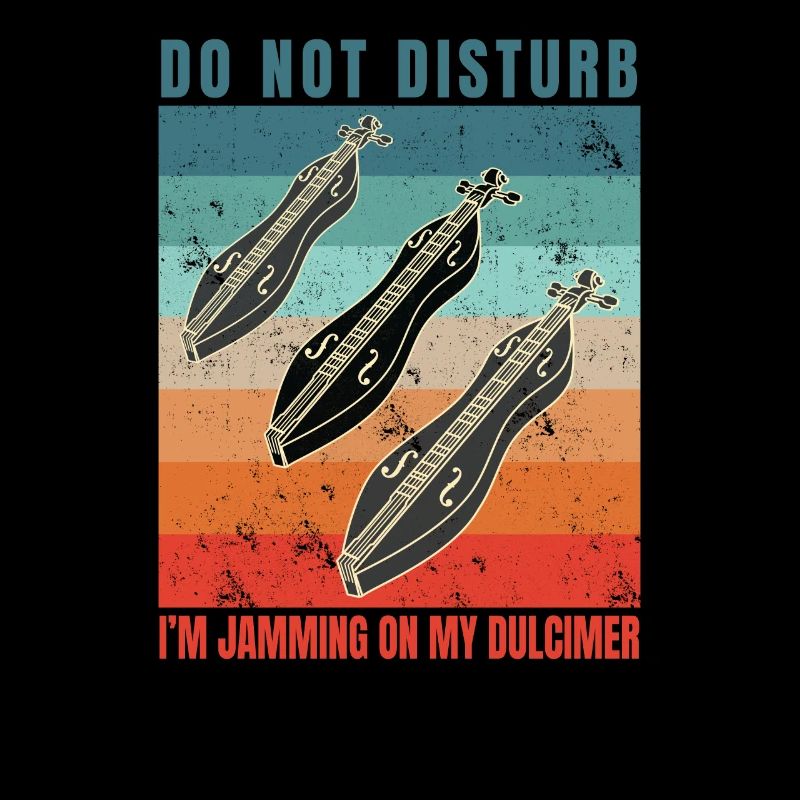 Dulcimer-Musiker Zupfinstrument Hammered Dulcimer