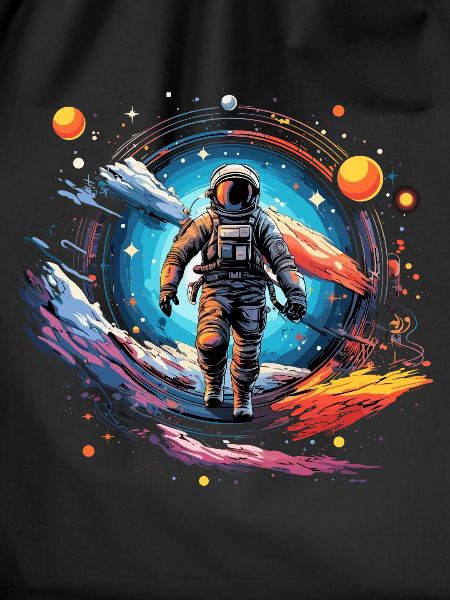 Astronaut in Space Design