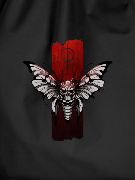 Mystical Moth: Skull Elegance