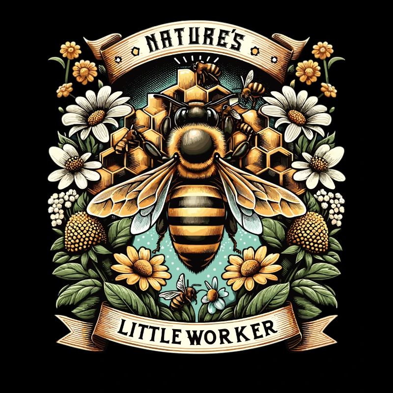 Nature worker bee