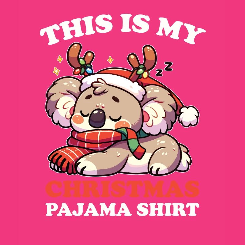 Koala Weihnachts Schlafanzug Koalas