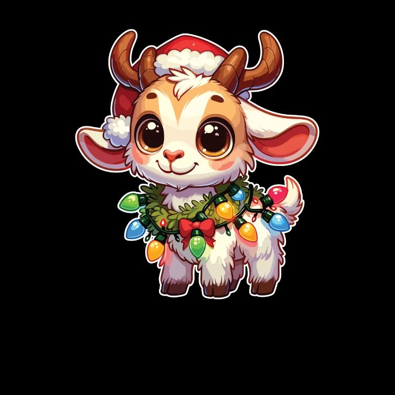 Chapeau de Noël Noël Fée Chèvre