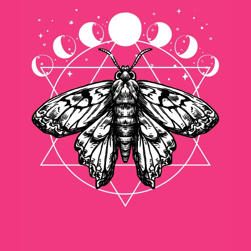 Grunge Moth Fairycore Moon Phases Witchcraft Ether