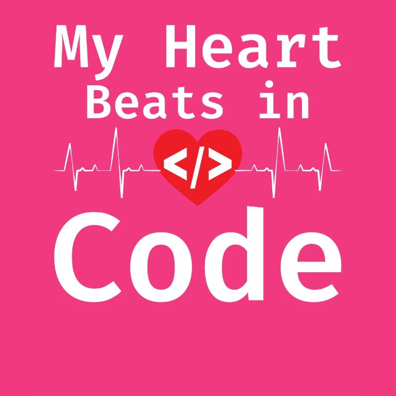 My Heart Beats In Code Programmer Humor Programmin