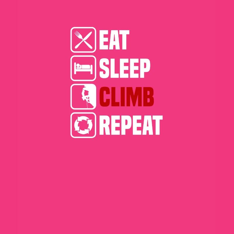 Manger, dormir, grimper, répéter