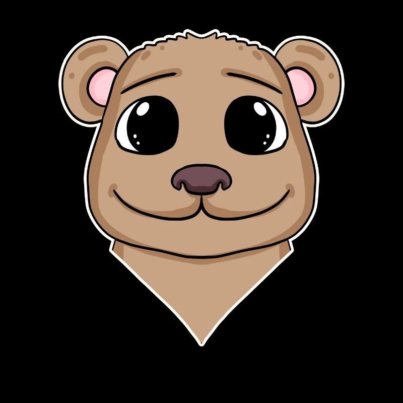 Tête d’animal d’ours Tête d’animal