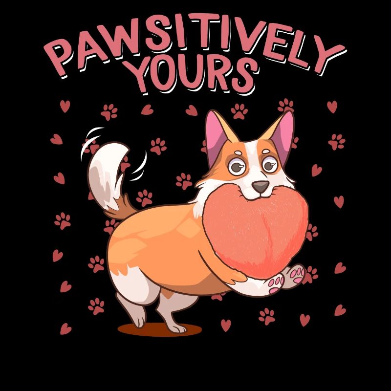 Chemise de Saint-Valentin, Pawsitively Yours Cute