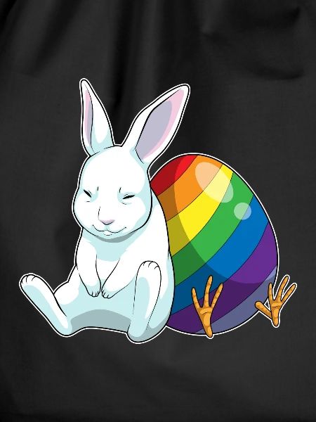 Bunny Easter Rainbow