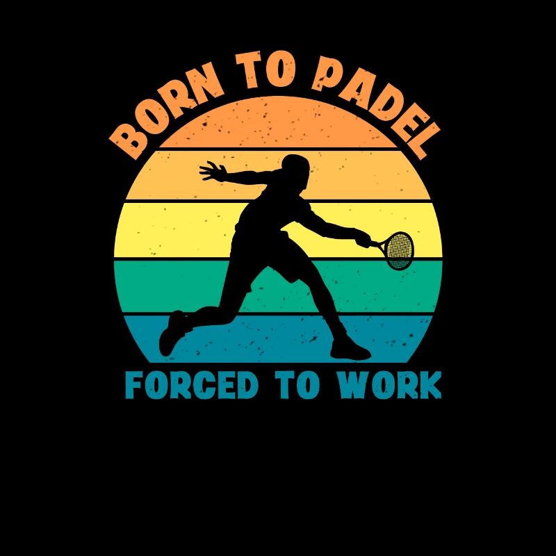Né pour le padel forcé de travailler le padel