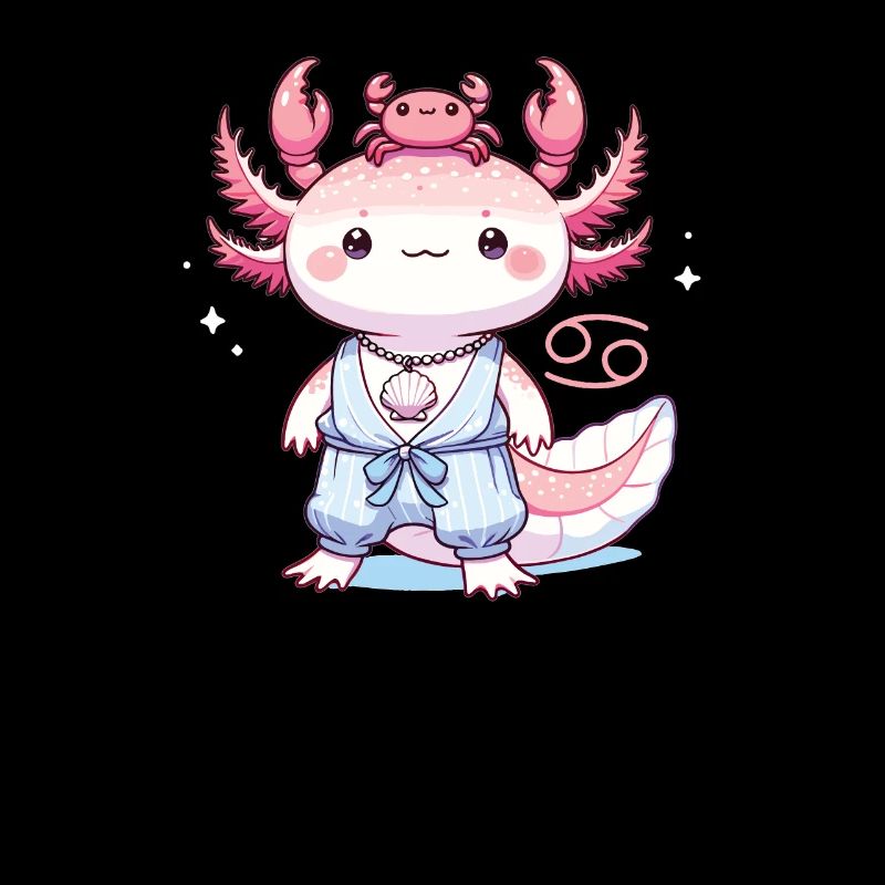 Axolotl als Sternzeichen Krebs