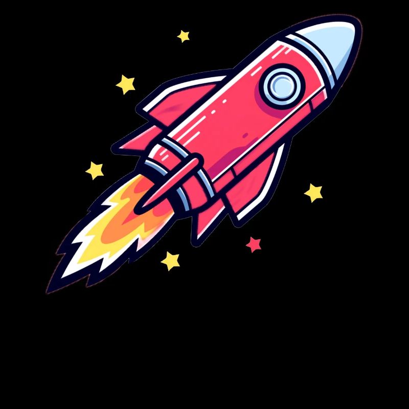 Astronaut Rocketship Outer Space Celestial Astrono